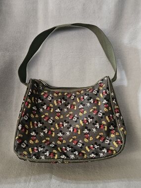 Mickey Mouse Olive Green Shoulder Bag